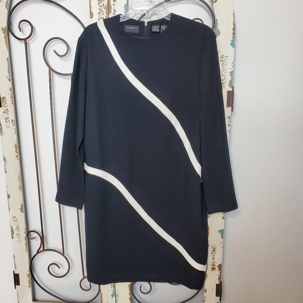 Liz Claiborne long sleeved dress size 10